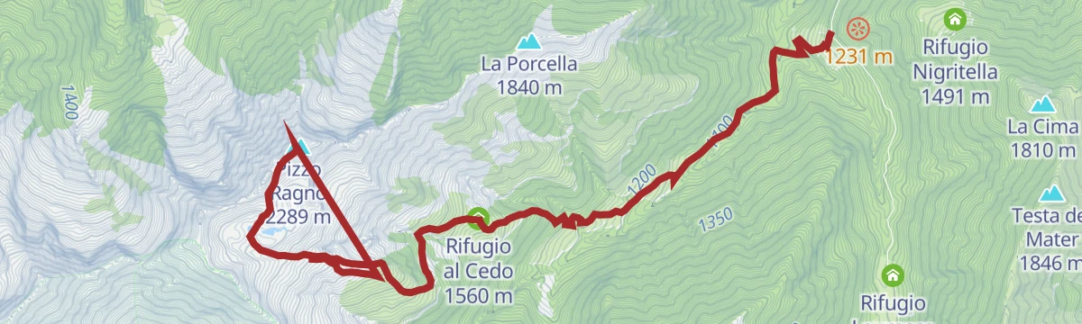 Route map: Trekking